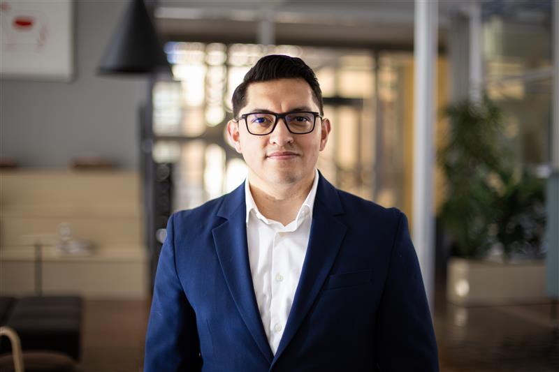 Photo caption: Iván Acosta Pazmiño who coordinates the consortium holds a PhD in Energy Systems, and coordinates the project alongside his full time job as Head of Engineering at MG Sustainable Enginnering AB in Uppsala in Sweden  Photo: MG Sustainable Engineering.