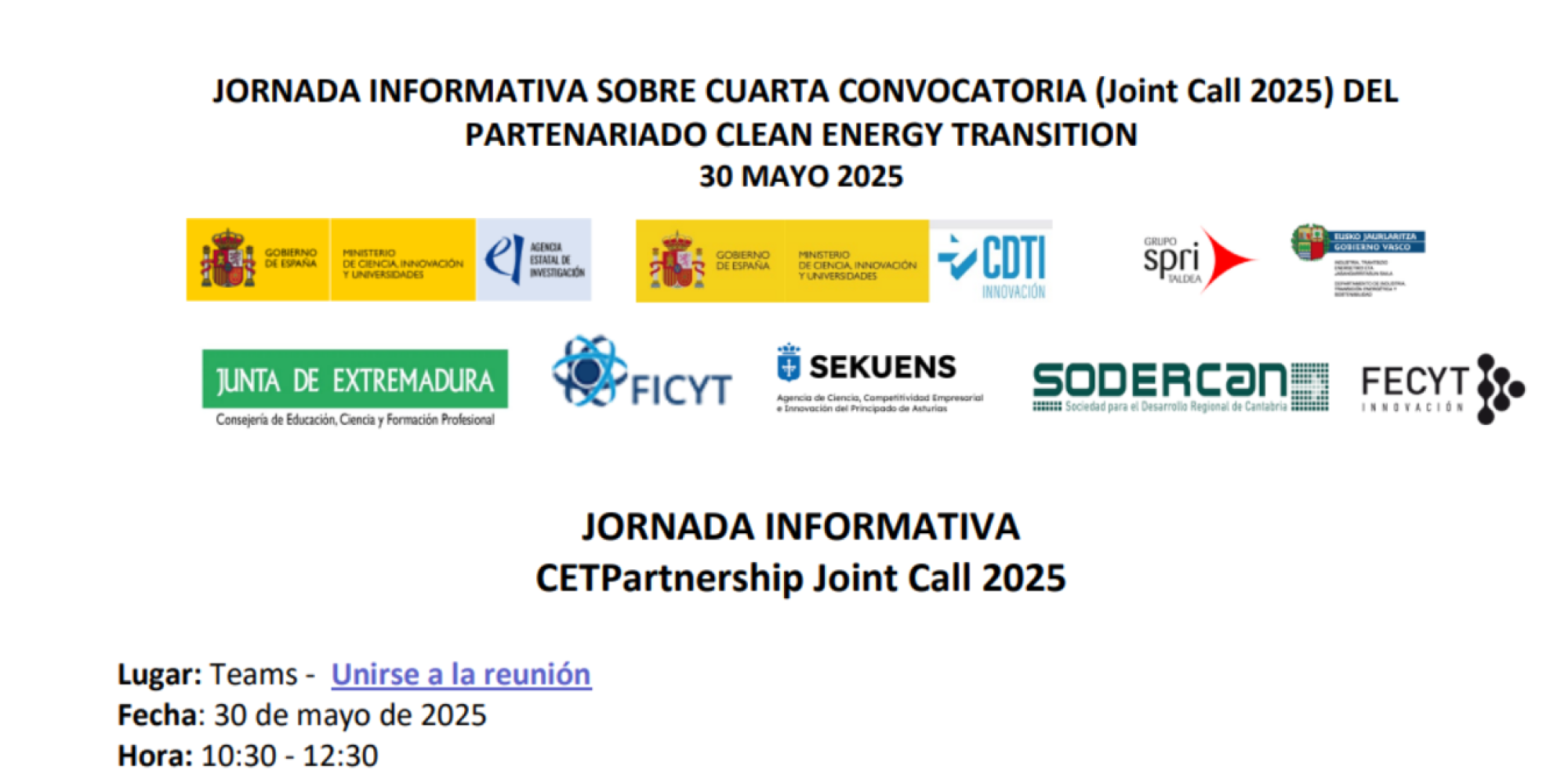 National Information Event - Spain