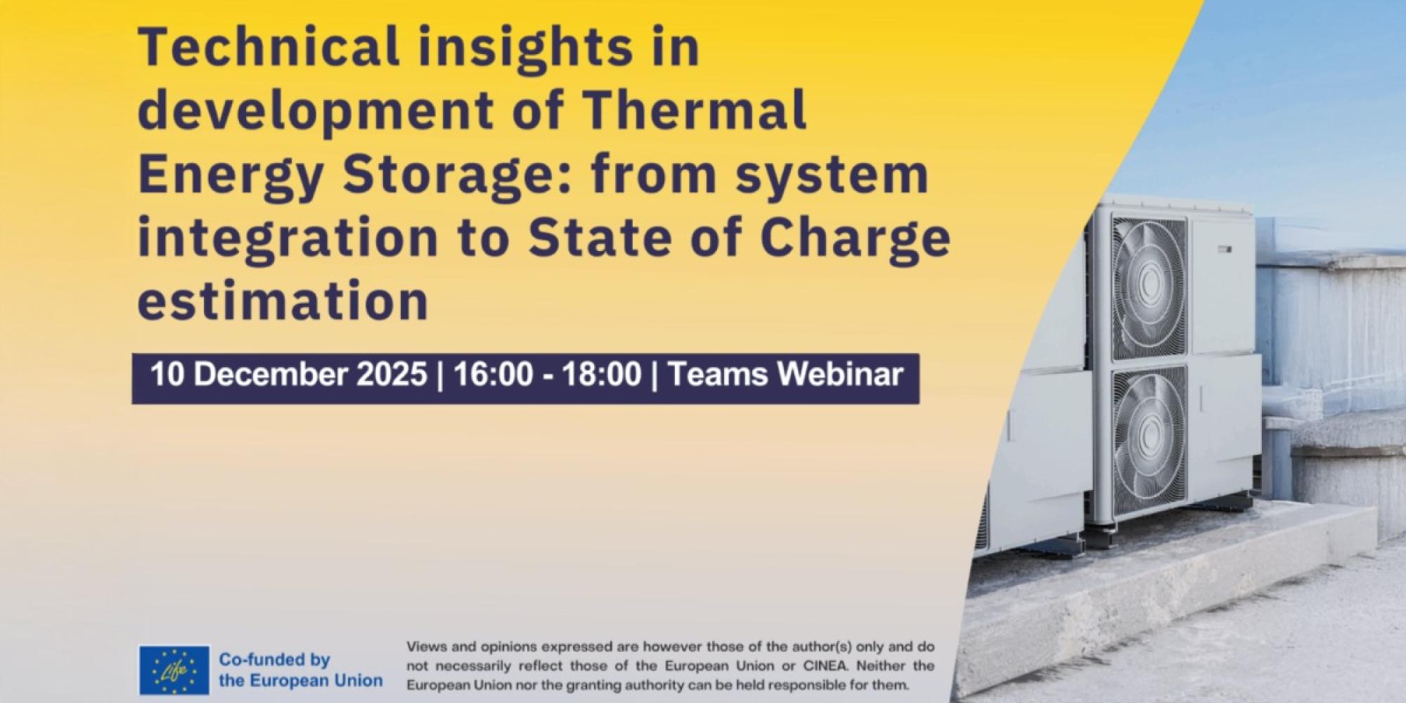 Technical insights in development of Thermal Energy Storage